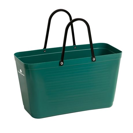Hinzaväska Green Plastic mörkgrön, stor