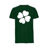 T-shirt unisex, stort klöver på bröstet